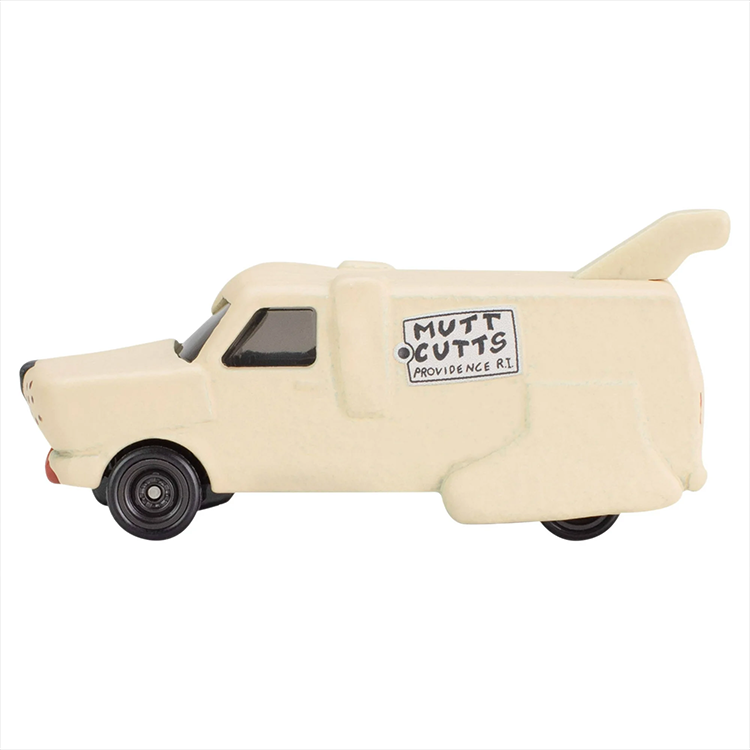 Hot Wheels Premium 1:64 scale Mutts Cutts van from Dumb and Dumber with detailed dog design and metal construction