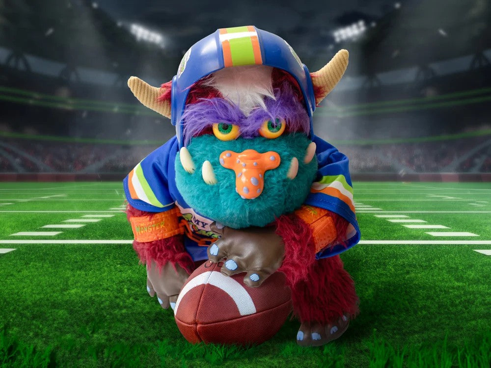 My Football Monster The Loyal Subjects My Pet Monster 14 Inch Plush Figure 2026 on football field