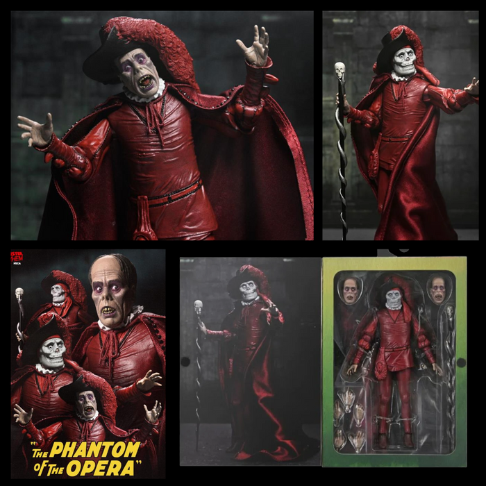 The Phantom of the Opera Ultimate Phantom Masque of the Red Death 7-Inch Scale Action Figure new in box by NECA collectible