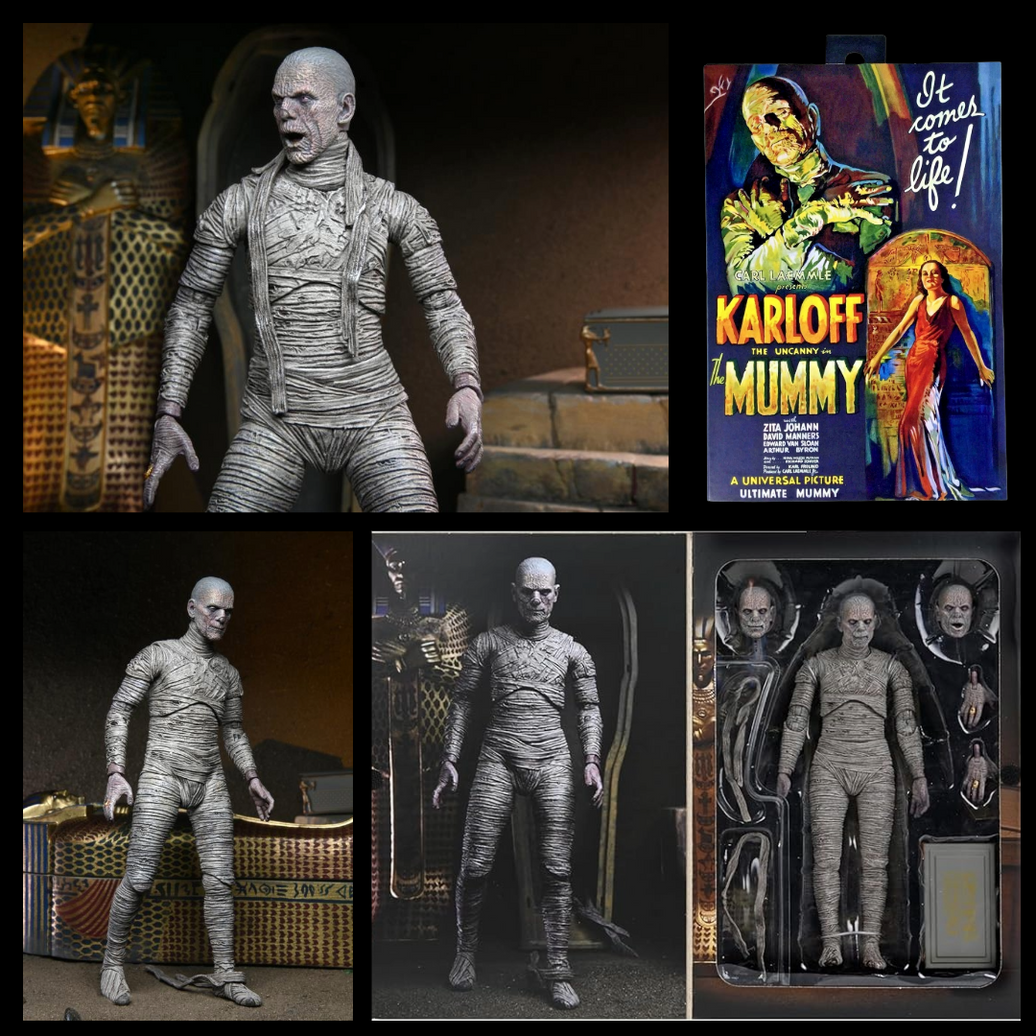The Mummy Universal Monsters Ultimate Action Figure NECA 7”