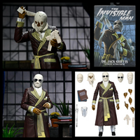 The Invisible Man Kemp House Color Universal Monsters Ultimate Action Figure NECA 7” new in box collectible toy