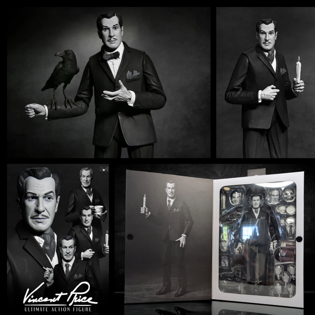 Vincent Price - Ultimate Silver Screen Edition B&W NECA 7-Inch Action Figure