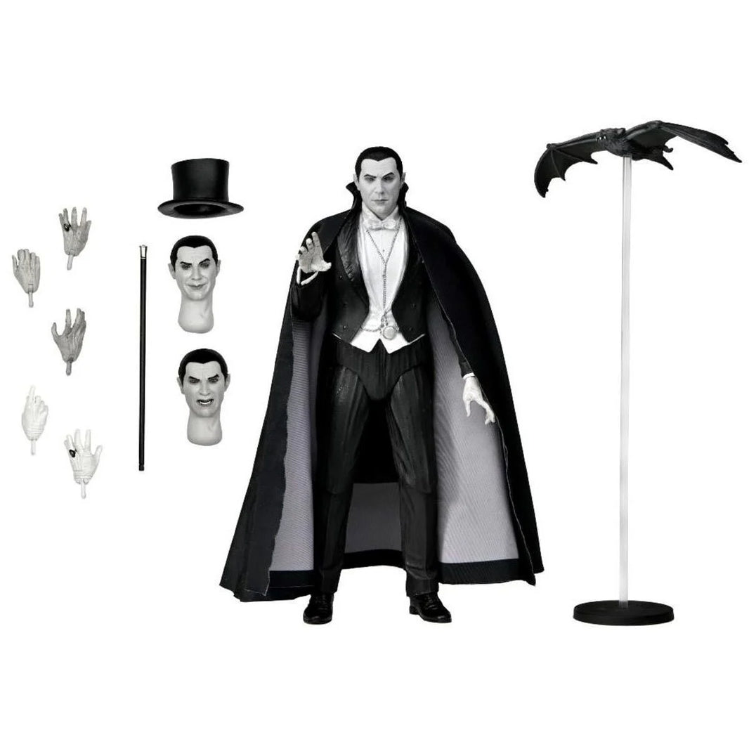 Dracula of Carfax Abbey Black and White 7 inch Neca Action Figure Universal Monsters