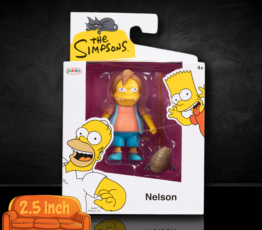 Nelson Muntz Wave 3 Action Figure – Simpsons 2.5in Collectible