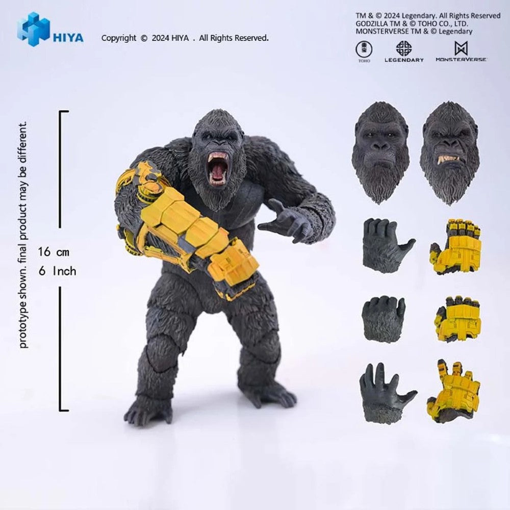 Hiya Toys Awe-Inspiring Kong: New Empire Kong Beast Glove Exquisite Basic Action Figure 6.2" with alternate hands