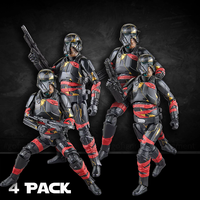Night Trooper 4-Pack | STAR WARS Black Series 6-Inch Figures - Zombie Jaw