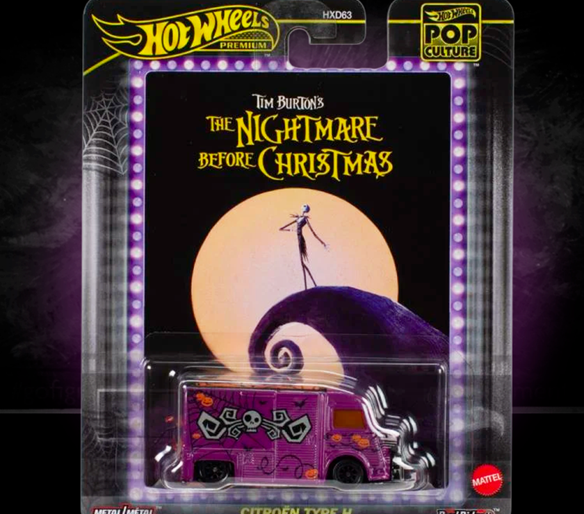 The Nightmare Before Christmas Hot Wheels Premium Pop Culture Citroen Type H