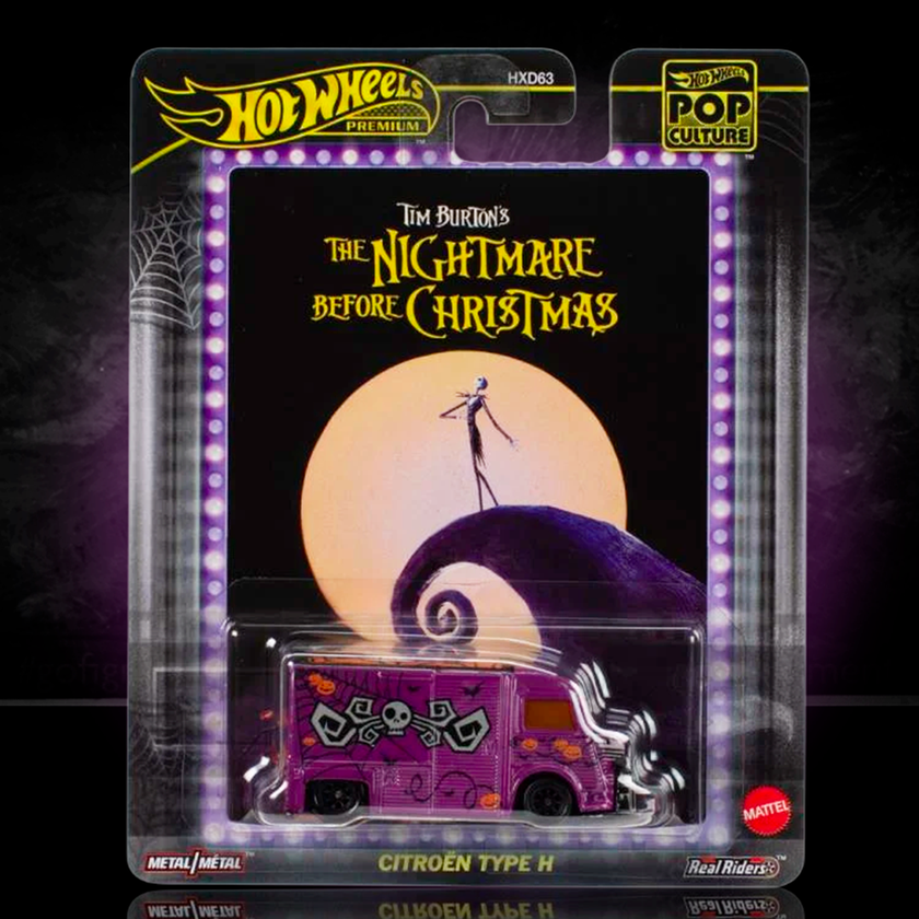 Nightmare Before Christmas Hot Wheels Citroen Type H 1:64 Nightmare Before Christmas Hot Wheels Citroen Type H 1:64
