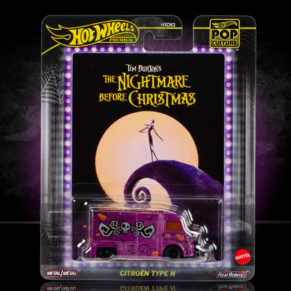 Nightmare Before Christmas Hot Wheels Citroen Type H 1:64
