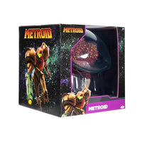 6-inch Go Figment Metroid Prime figure with 6 points of articulation in outer space-themed window box packaging