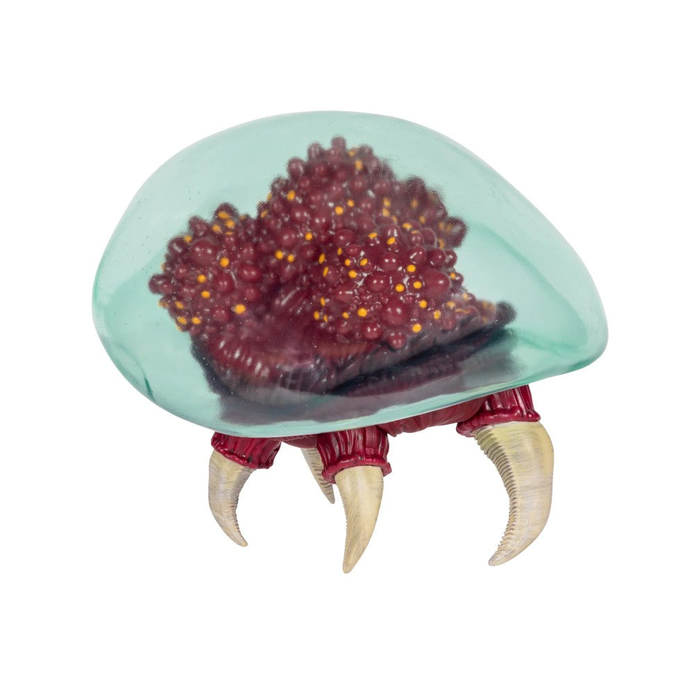 6-inch Go Figment Metroid Prime figure with translucent blue dome and articulated claws on white background