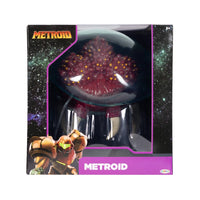 6-inch Metroid Prime figure by Go Figment in black and purple space-themed box with clear window display