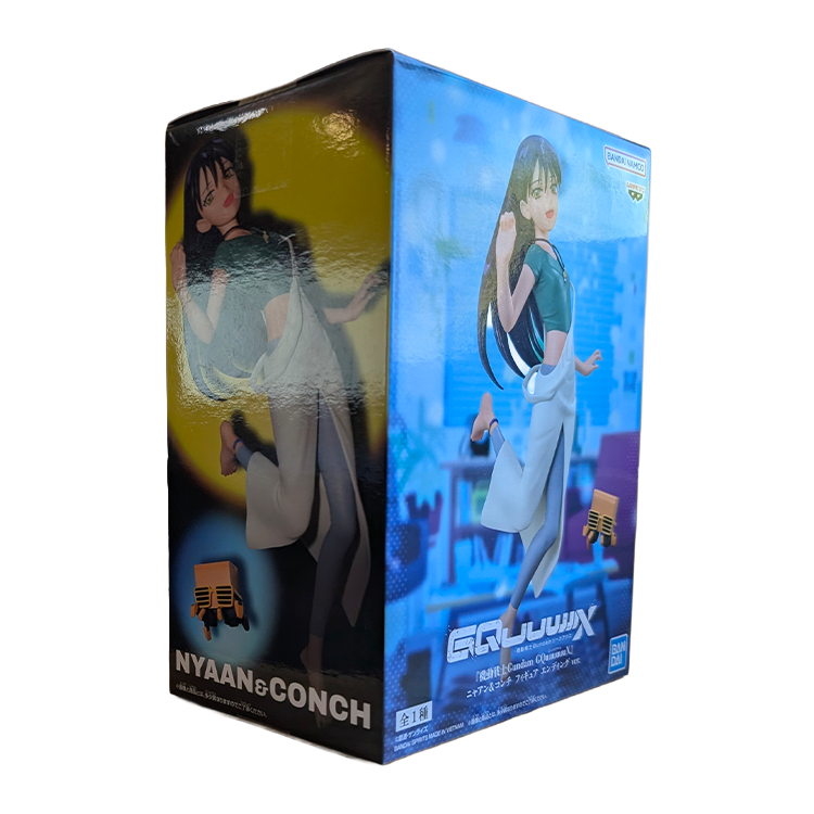 Nyaan And Conch Banpresto Mobile Suit Gundam GQuuuuuuX Ending Version 9-Inch Statue