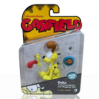 Garfield Wave 1 Odie Action Figure - 17 Points of Articulation with Accessories - Classic Comic Dog Collectible by Boss Fight Studio Llc