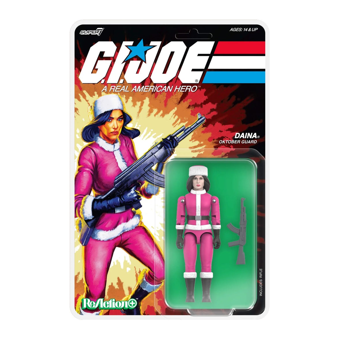 Daina G.I. Joe ReAction+ Wave 7 Oktober Guard Sniper Action Figure