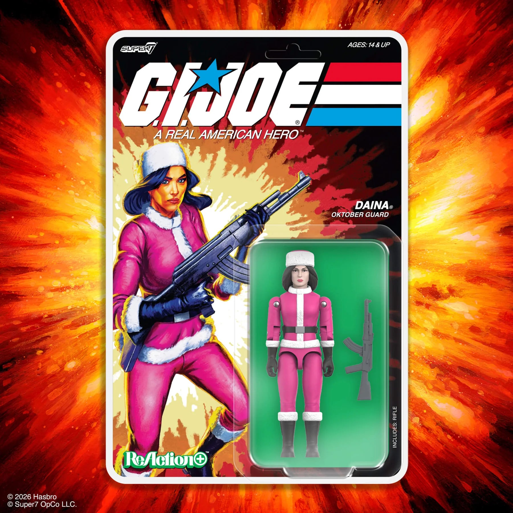 Daina G.I. Joe ReAction+ Wave 7 Oktober Guard Sniper Action Figure