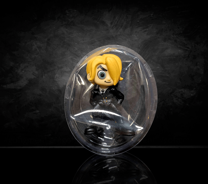 One Piece Series 1 Sanji mini figure in clear capsule by Go Figment for collectors and fans