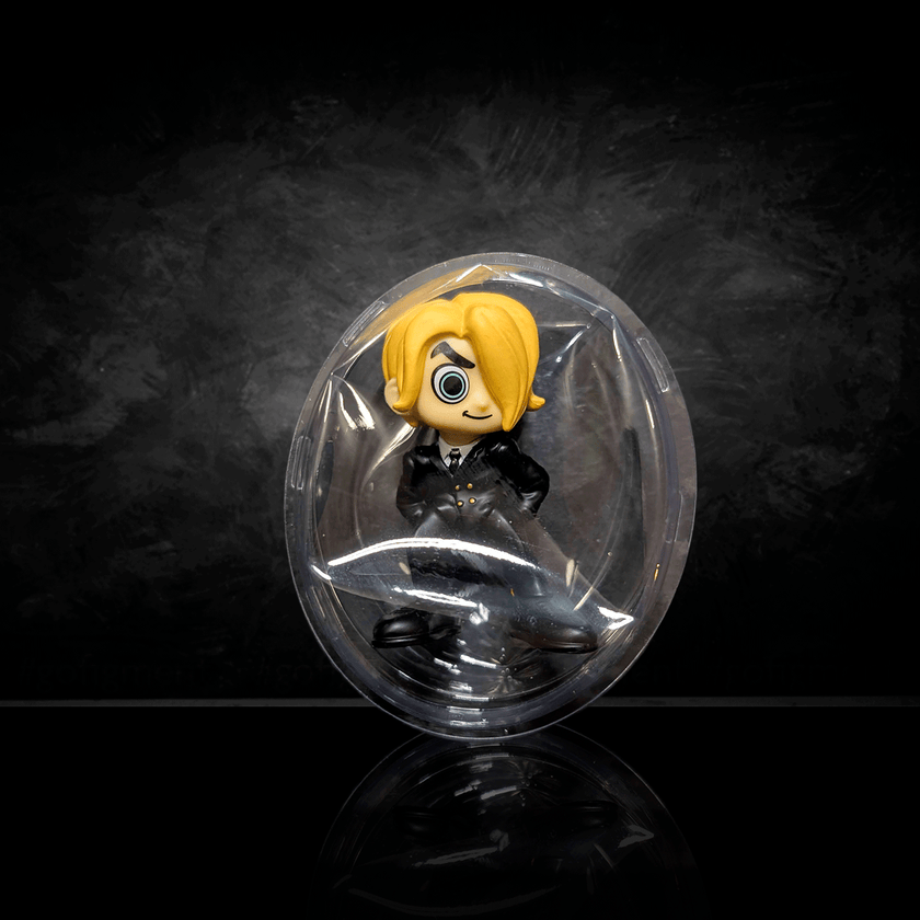 One Piece Series 1 Sanji mini figure in clear capsule by Go Figment for collectors and fans