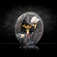 Go Figment One Piece Confirmed Blind Box mini figure with character holding white leaves in clear packaging