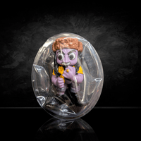 One Piece Confirmed Blind Box Mini Figure by Go Figment featuring a purple character with brown hat in sealed packaging