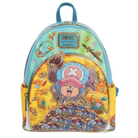 Loungefly One Piece Tony Tony Chopper mini-backpack featuring Chopper with treasure and jewels design