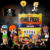 Go Figment One Piece U-Pick blind box mini figures featuring popular Netflix characters in collectible set