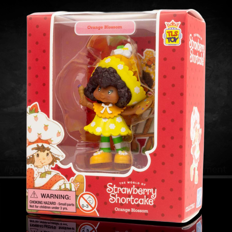 Orange Blossom Strawberry Shortcake 2.5-inch Cheebee figure by The Loyal Subjects in collector’s packaging