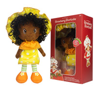 Loyal Subjects Strawberry Shortcake Orange Blossom 14-inch limited edition soft plush rag doll in yellow outfit