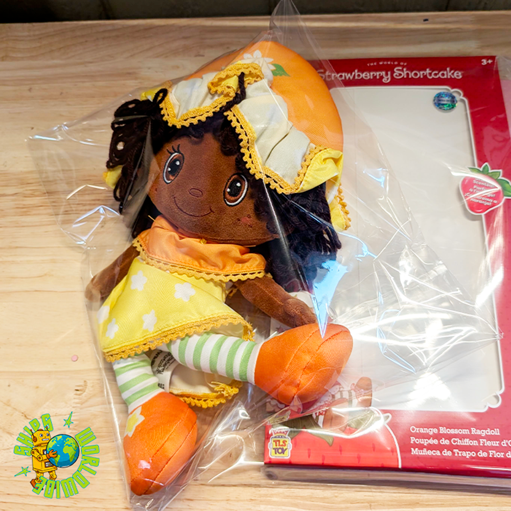 Strawberry Shortcake Orange Blossom 14-Inch Rag Doll - SCENTED - Retro Style