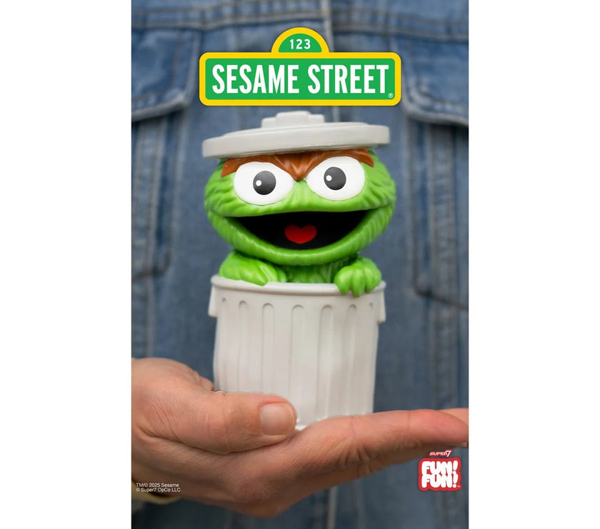 Sesame Street Oscar the Grouch (Green) FUN! FUN! Vinyl Figure