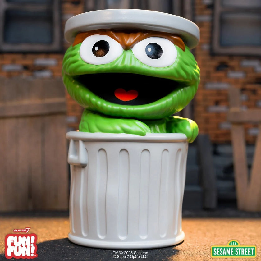 Sesame Street Oscar the Grouch (Green) FUN! FUN! Vinyl Figure