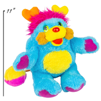 P.C. Popple 11" Large Nostalgic Plush Features the Iconic Interactive Transformation blue plush toy by The Loyal Subjects