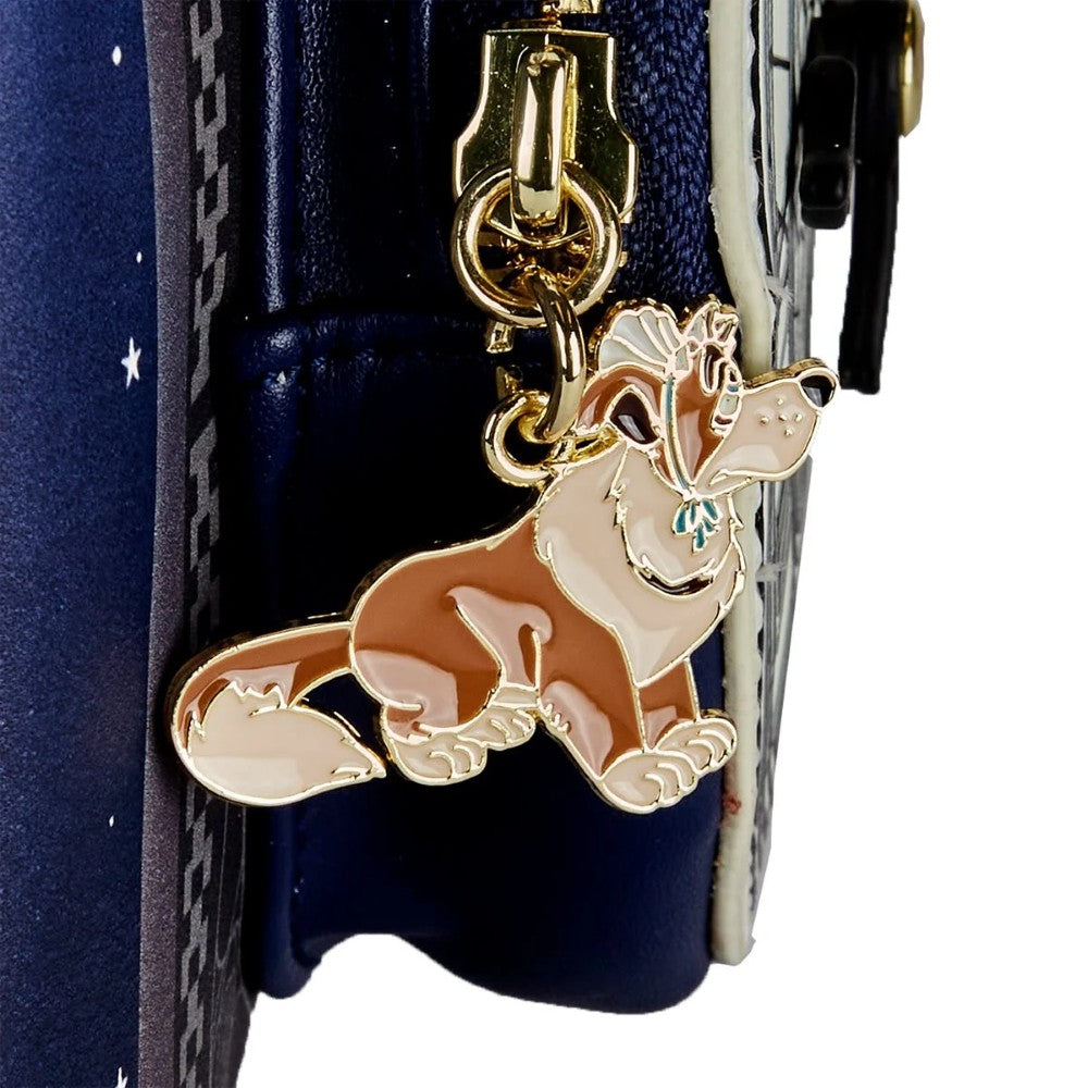 PETER PAN Loungefly Glow-in-the-Dark Tower Disney Mini-Backpack
