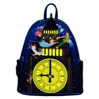 PETER PAN Loungefly Glow-in-the-Dark Tower Disney Mini-Backpack