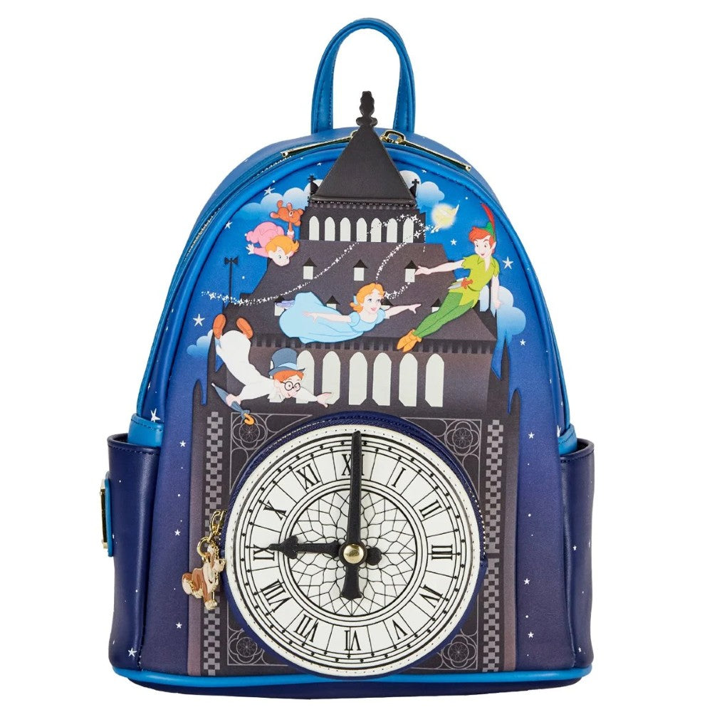 PETER PAN Loungefly Glow-in-the-Dark Tower Disney Mini-Backpack