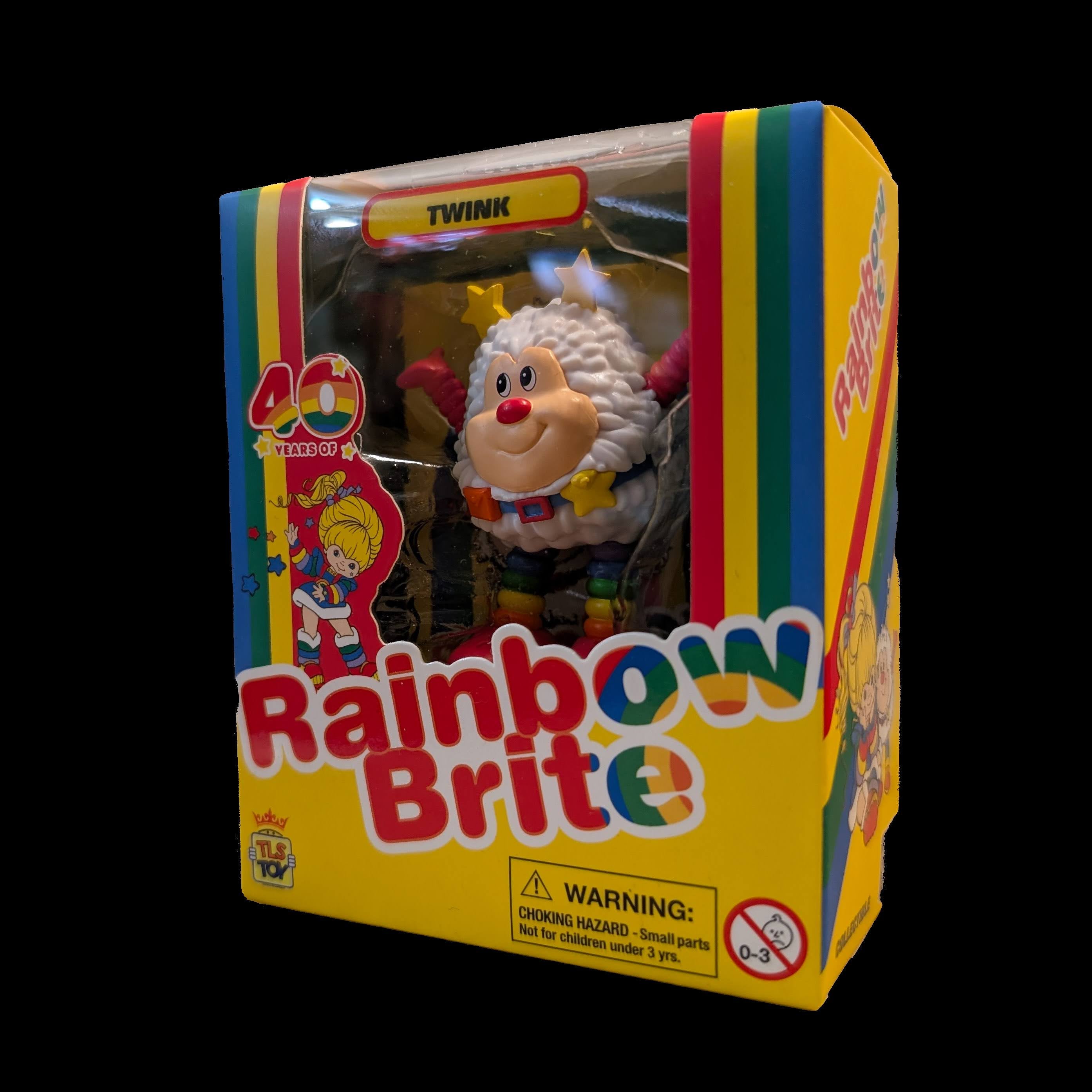 Twink 2.5 inch CheeBee figure by Loyal Subjects in Rainbow Brite 40 Years collectible packaging bright yellow box