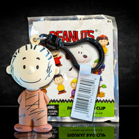 Pig-Pen figural bag clip with dust cloud from Monogram, Peanuts Series 4 blind box collectible accessory