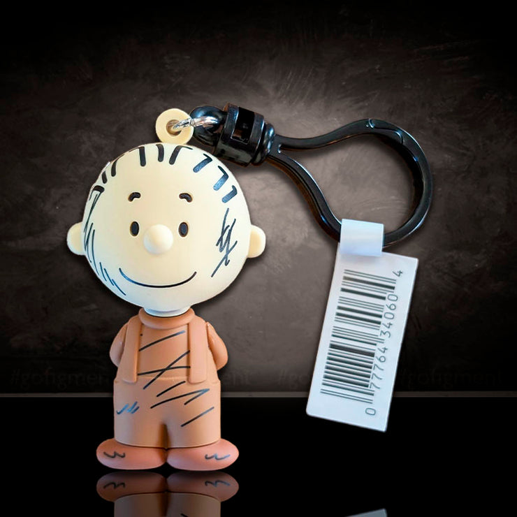 Monogram Pigpen Peanuts Series 4 figural bag clip with signature dust cloud and durable 3D foam design