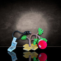 Monogram Peanuts Series 4 Shermy Charlie Brown Christmas Tree figural bag clip with keychain and tag