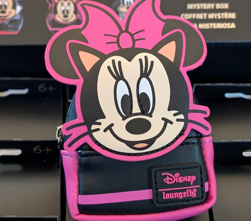 Disney Loungefly Minnie Mouse as a Cat Mini-Backpack Bag Charm 4"