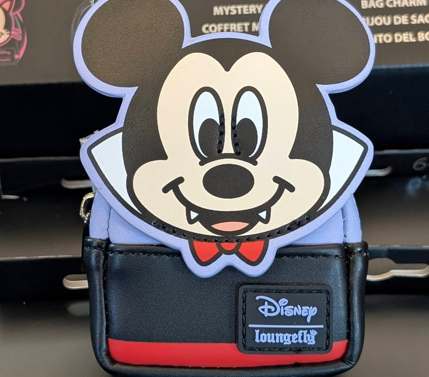 Disney Loungefly Mickey Mouse Vampire Mini-Backpack Bag Charm 4"