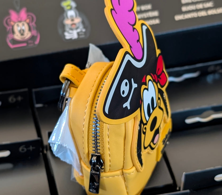Disney Loungefly Pirate Pluto Mini-Backpack Bag Charm 4"