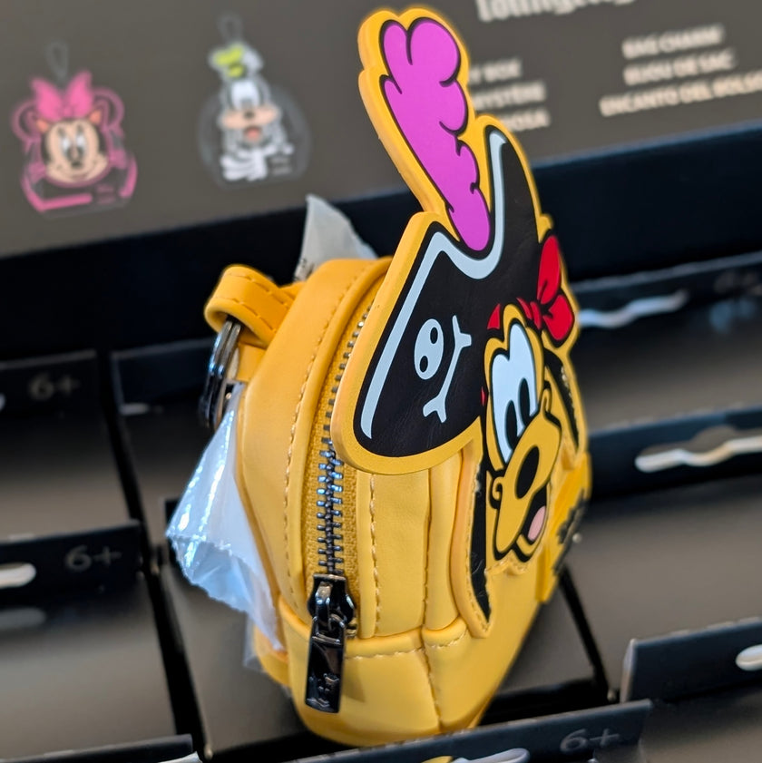 Disney Loungefly Pirate Pluto Mini-Backpack Bag Charm 4"