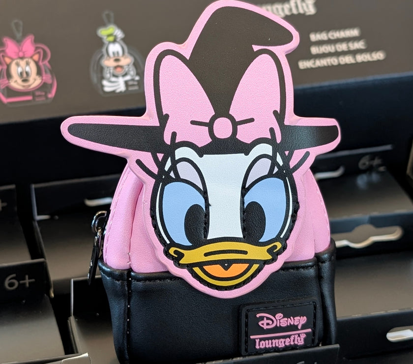 Disney Loungefly Witch Daisy Duck Mini-Backpack Bag Charm 4"
