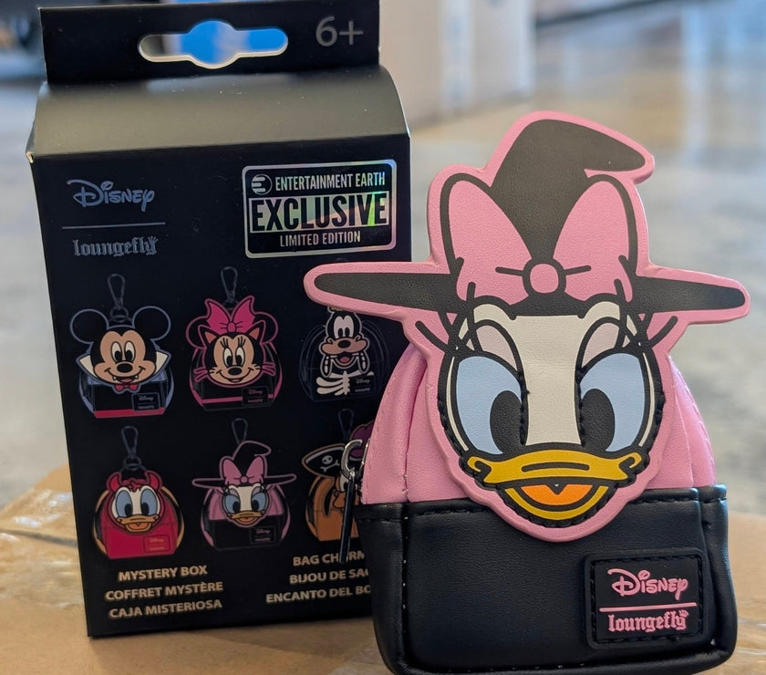 Disney Loungefly Witch Daisy Duck Mini-Backpack Bag Charm 4"