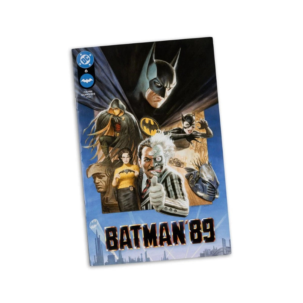 Batman - Page Punchers Wave 13 1:10 Scale 7” Action Figure McFarlane Toys vintage comic style cover art.