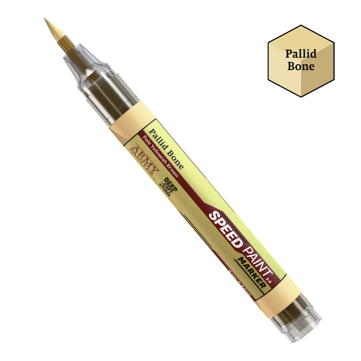 Pallid Bone Army Painter Speedpaint Marker - One-Coat Miniature Paint SM1021P