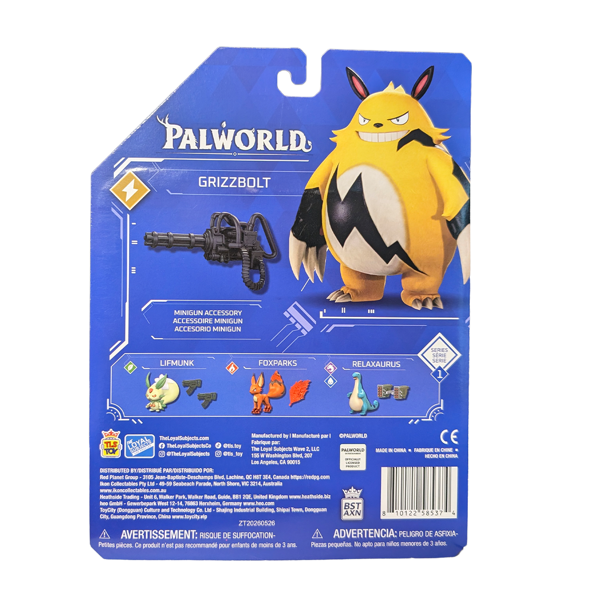 Grizzbolt 4" Palworld Series 1 Premium Action Figure