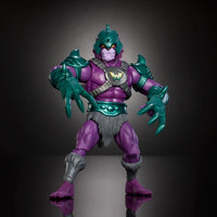 Mattel Panthor-Man 6-inch action figure combining ThunderCats and Masters of the Universe with teal armor on dark background