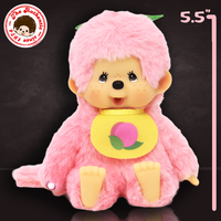 Sekiguchi Monchhichi Fruit Colors 5" BUNDLE Lot of 4 Monkey Plush - NWT